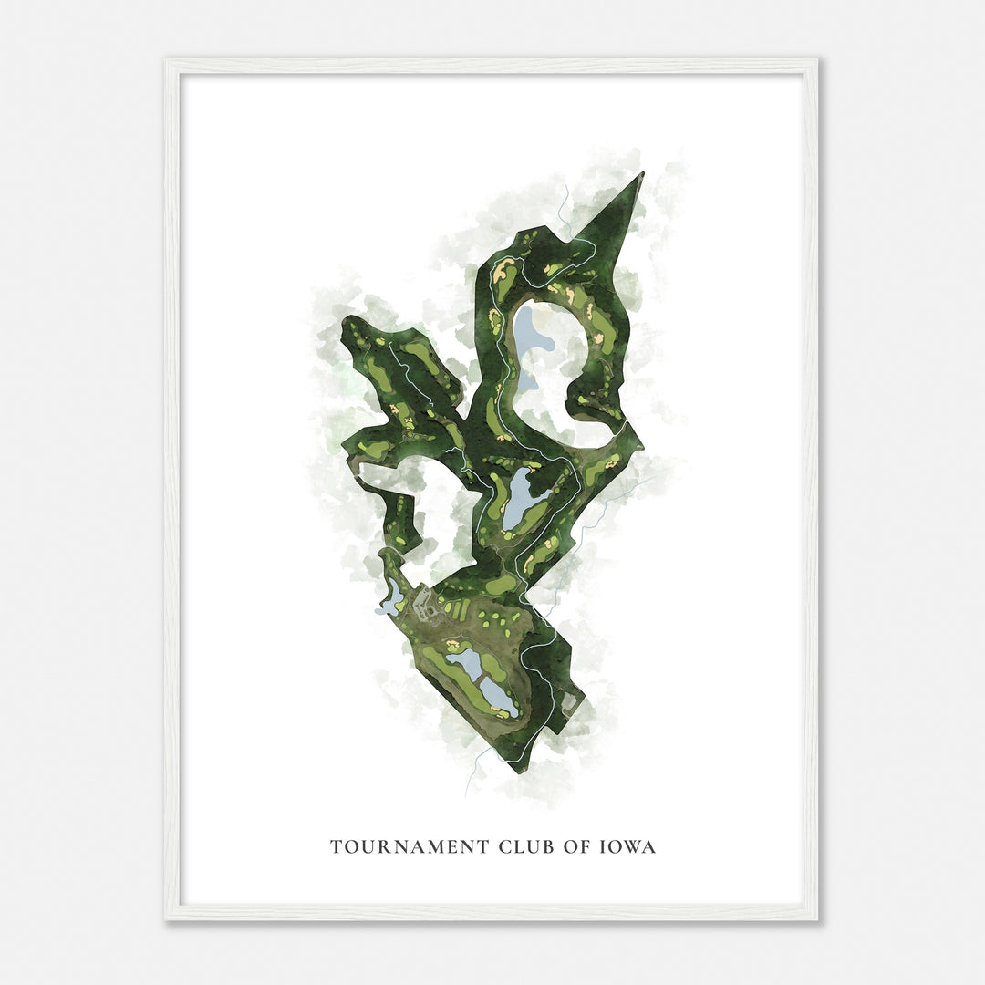 Print of Tournament Club Of Iowa Classic Map