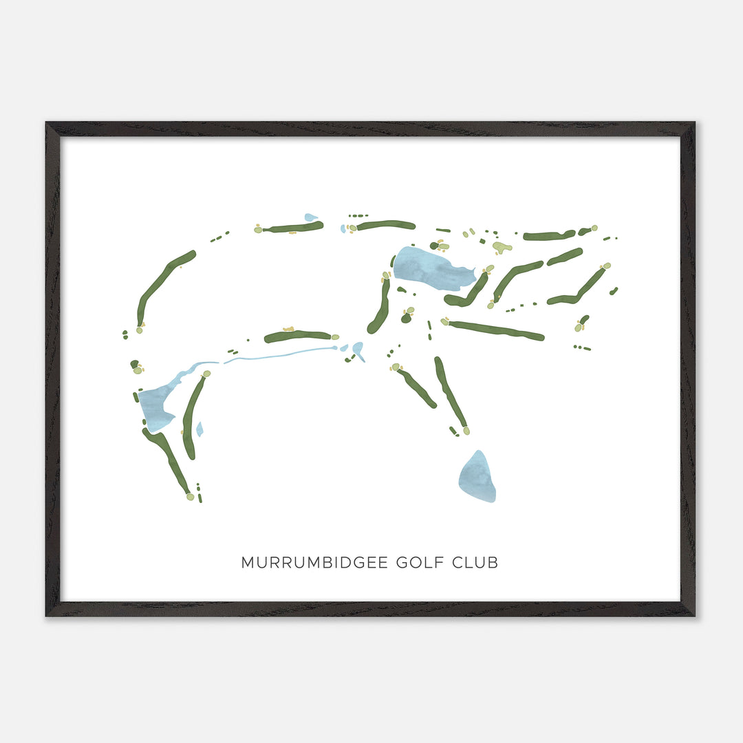 Print of Murrumbidgee Golf Club Modern Map