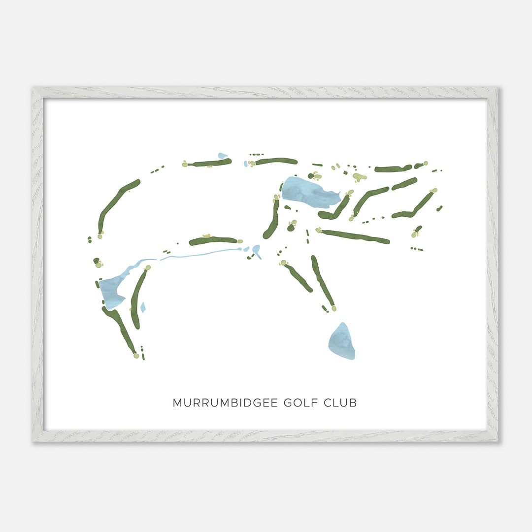 Print of Murrumbidgee Golf Club Modern Map