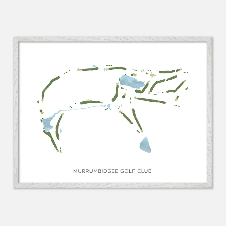 Print of Murrumbidgee Golf Club Modern Map