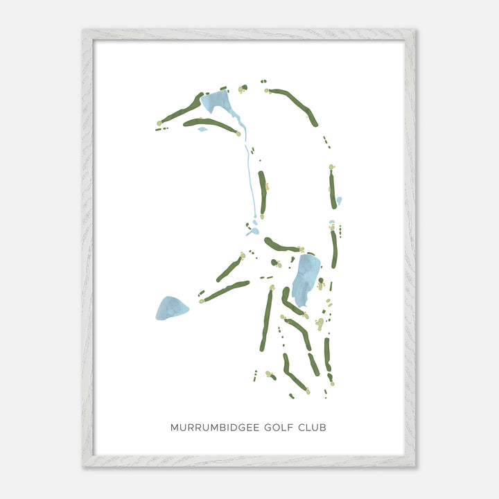 Print of Murrumbidgee Golf Club Modern Map