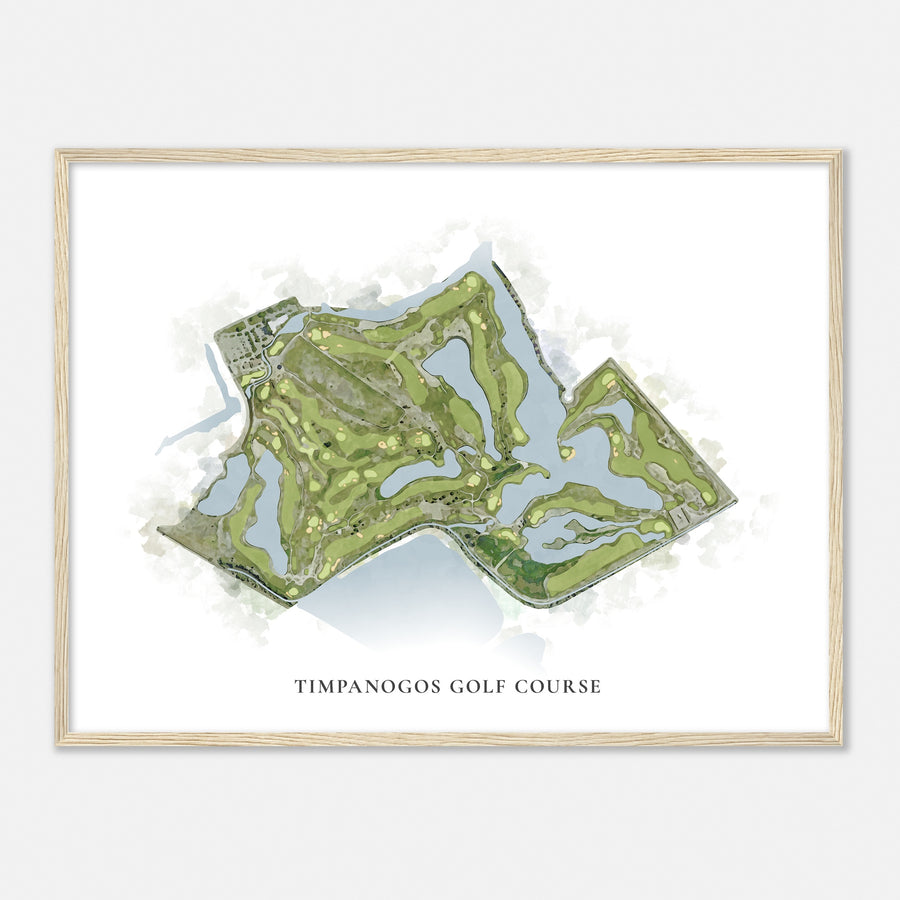 Print of Timpanogos Golf Course Classic Map