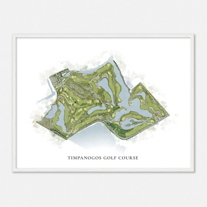 Print of Timpanogos Golf Course Classic Map