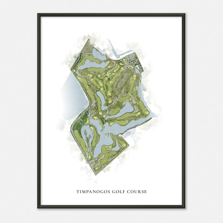 Print of Timpanogos Golf Course Classic Map