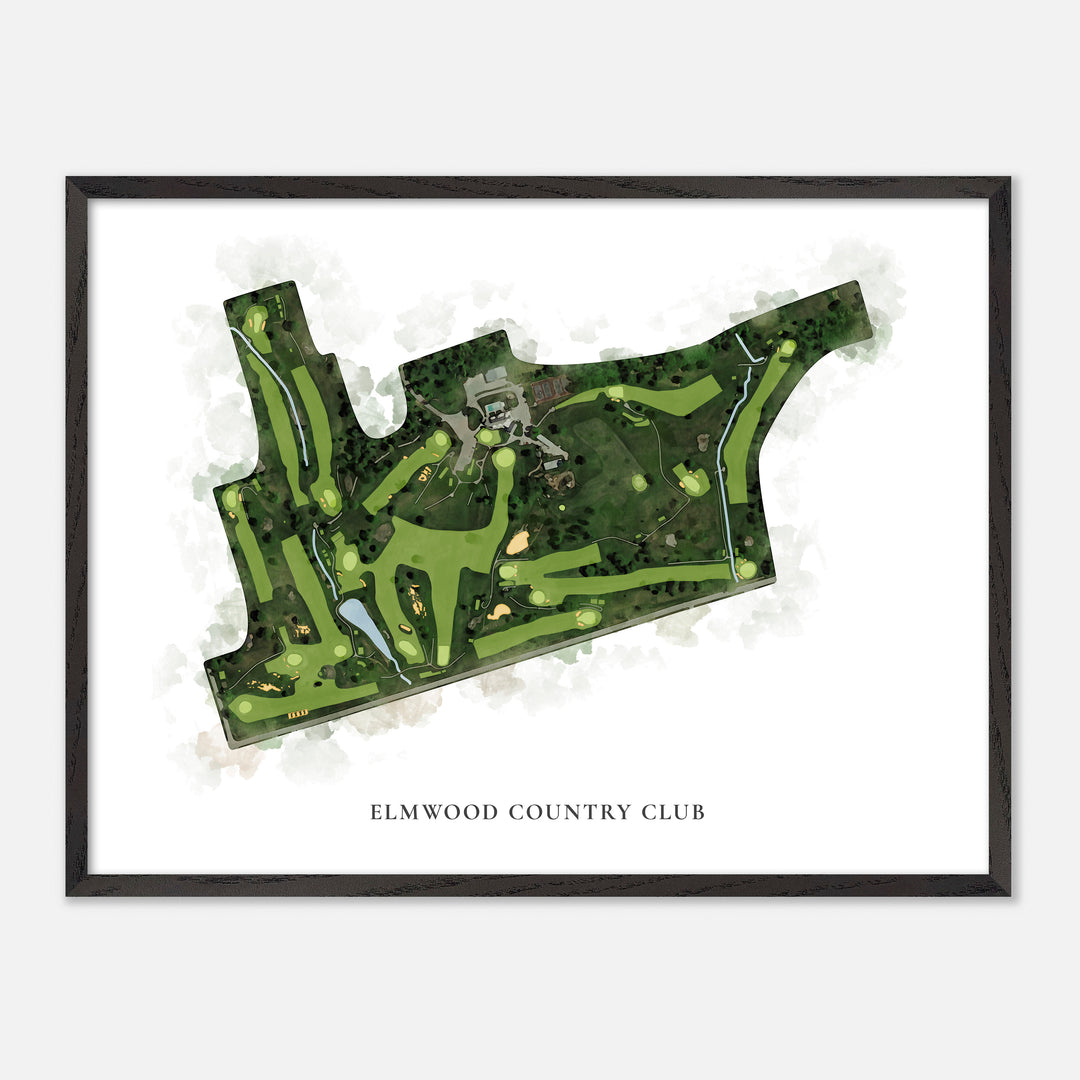 Print of Elmwood Country Club Classic Map
