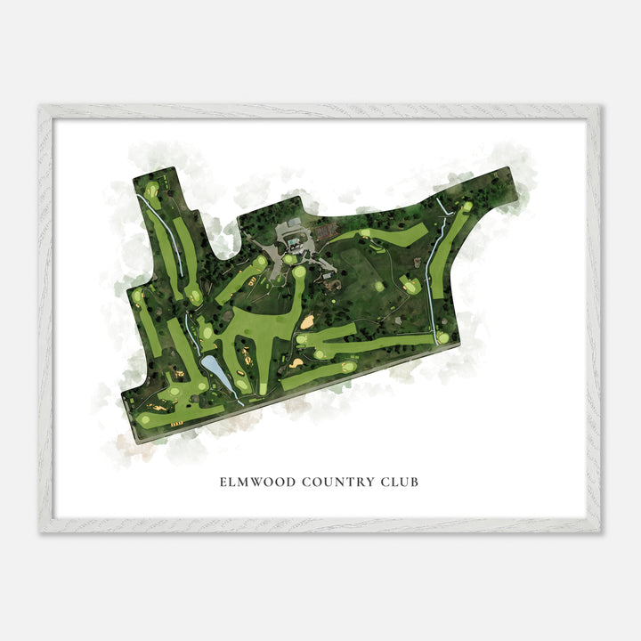 Print of Elmwood Country Club Classic Map