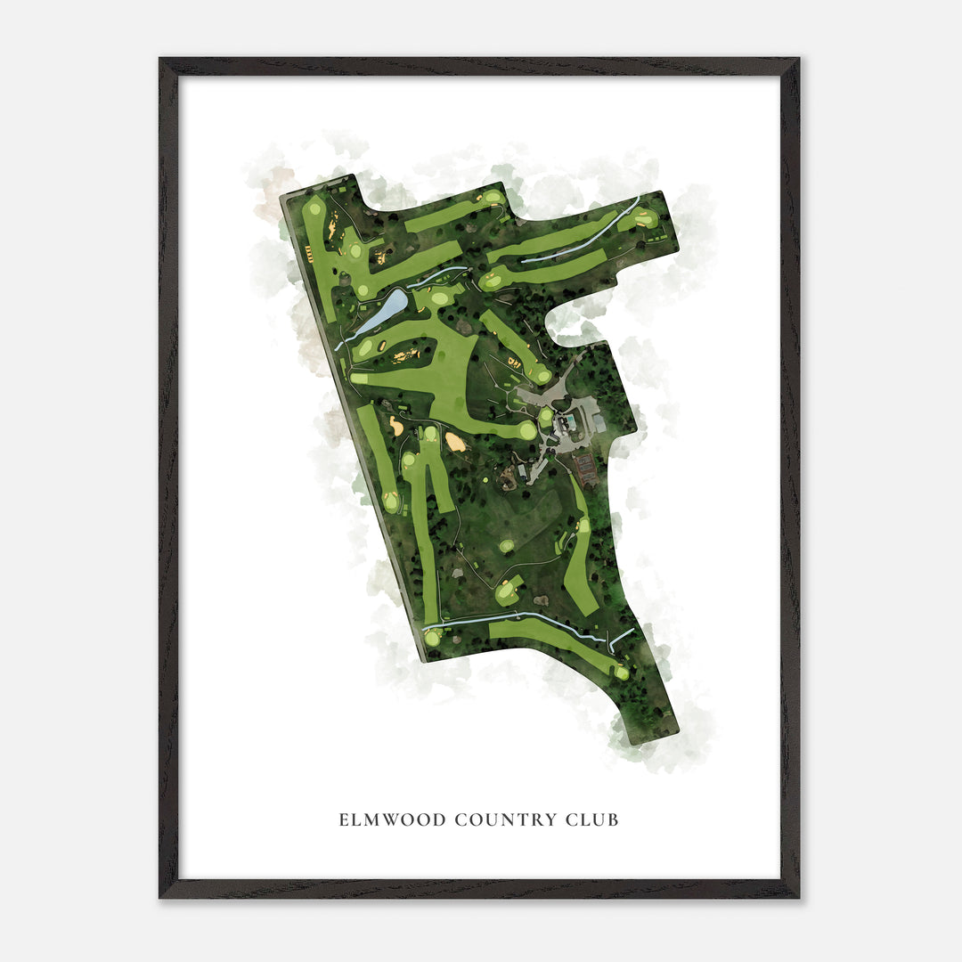 Print of Elmwood Country Club Classic Map