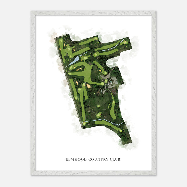 Print of Elmwood Country Club Classic Map