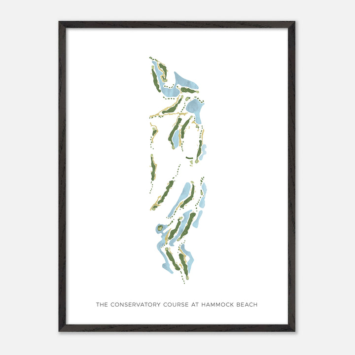 Print of The Conservatory Course At Hammock Beach Modern Map