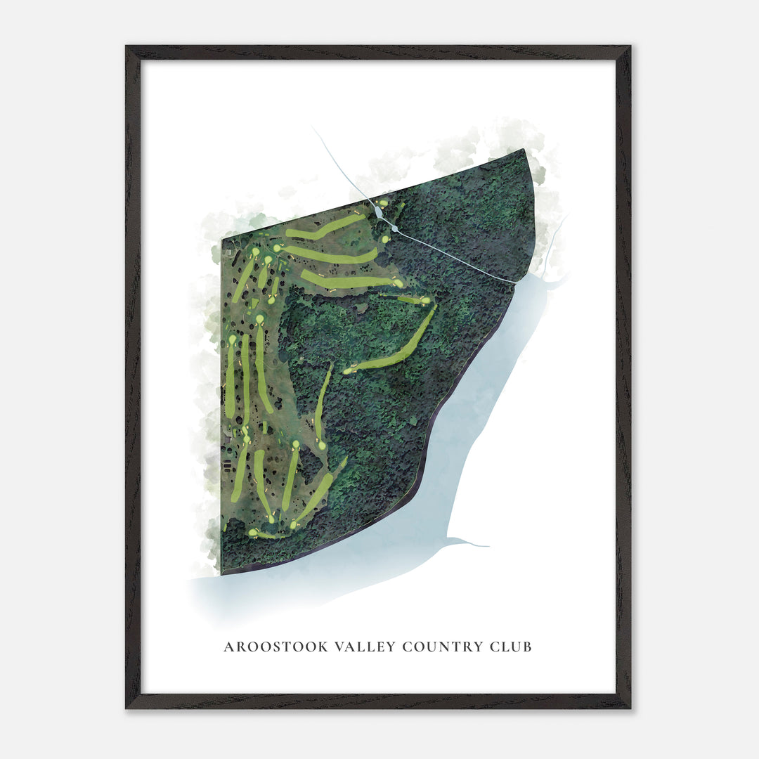 Print of Aroostook Valley Country Club Classic Map