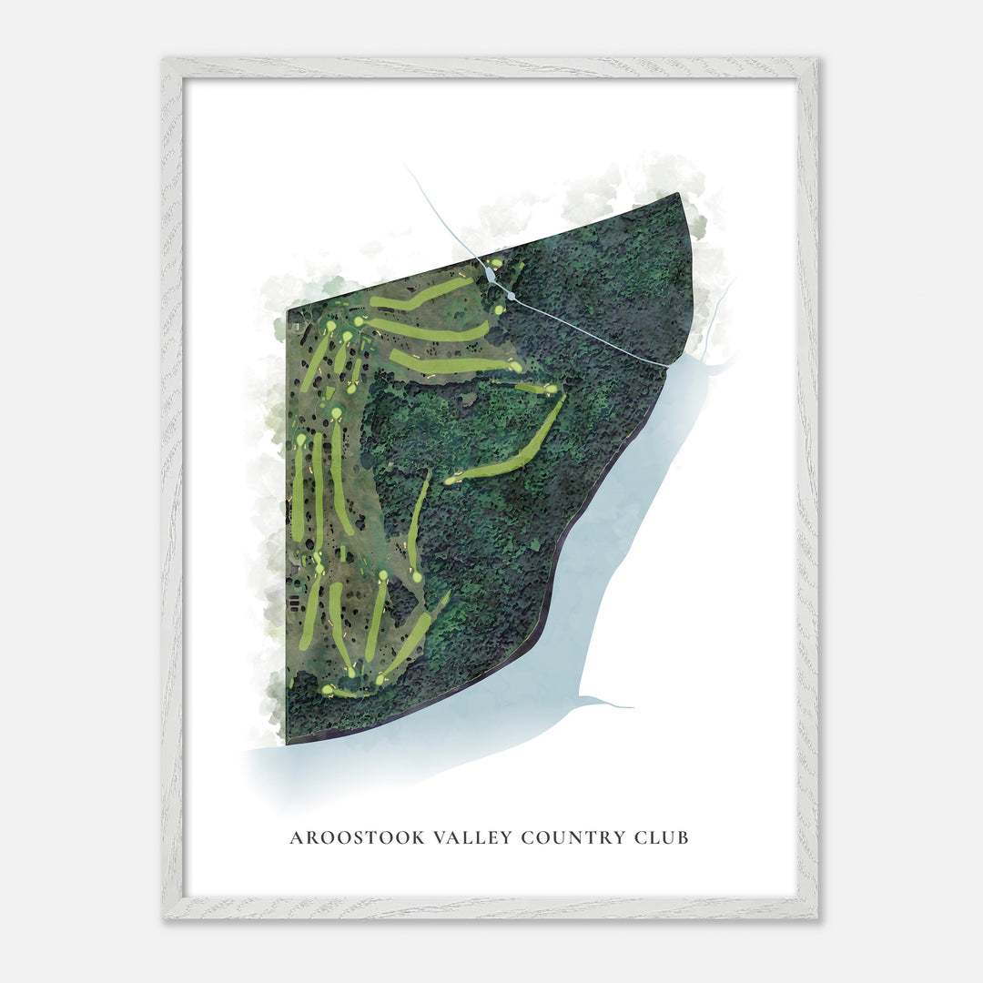 Print of Aroostook Valley Country Club Classic Map