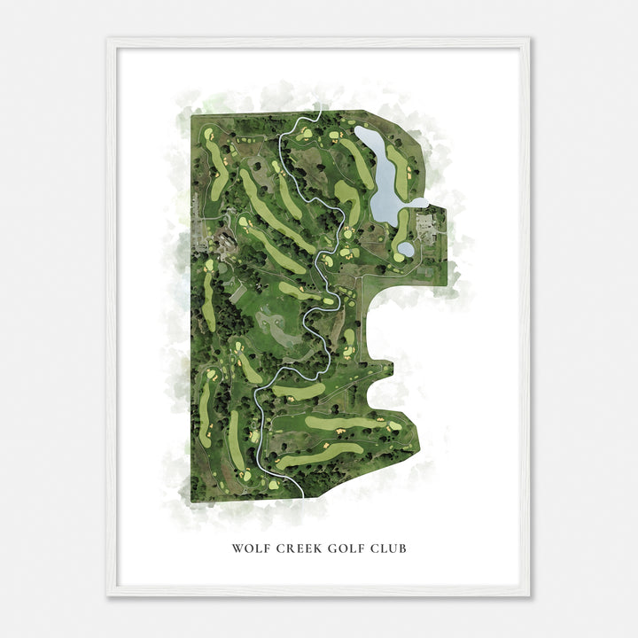 Print of Wolf Creek Golf Club Classic Map