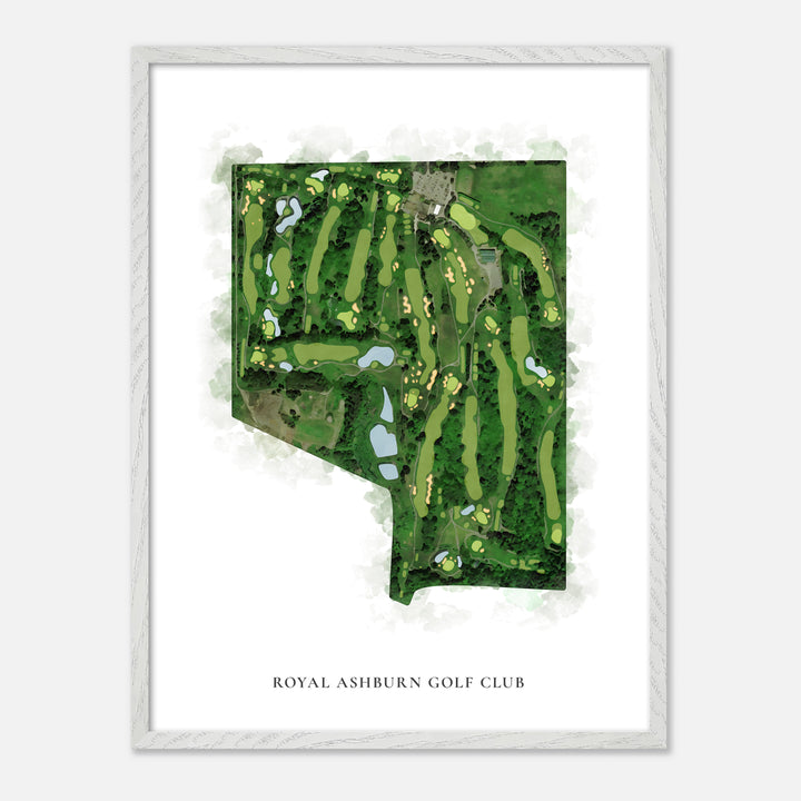Print of Royal Ashburn Golf Club Classic Map