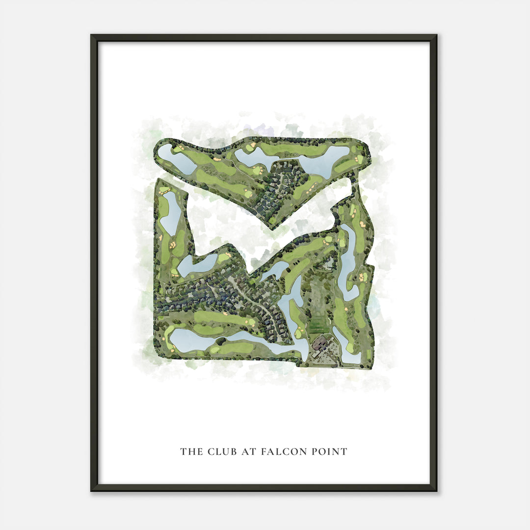Print of The Club At Falcon Point Classic Map
