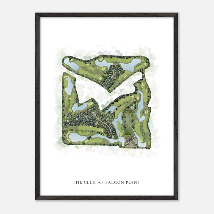Print of The Club At Falcon Point Classic Map