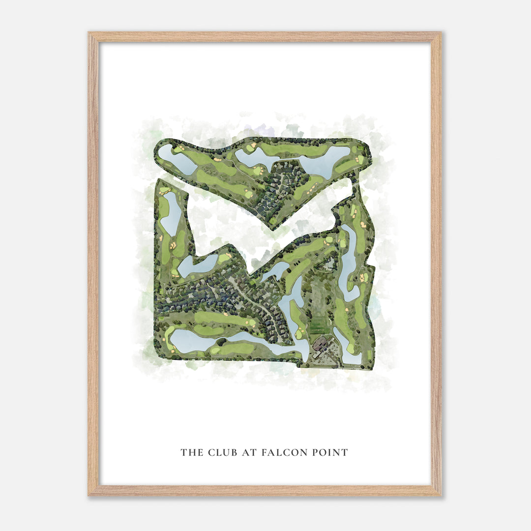 Print of The Club At Falcon Point Classic Map