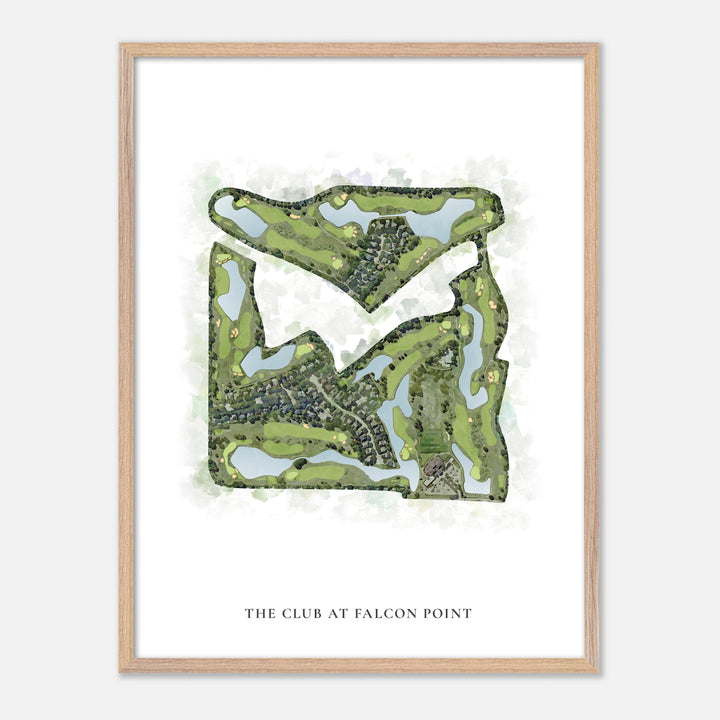 Print of The Club At Falcon Point Classic Map