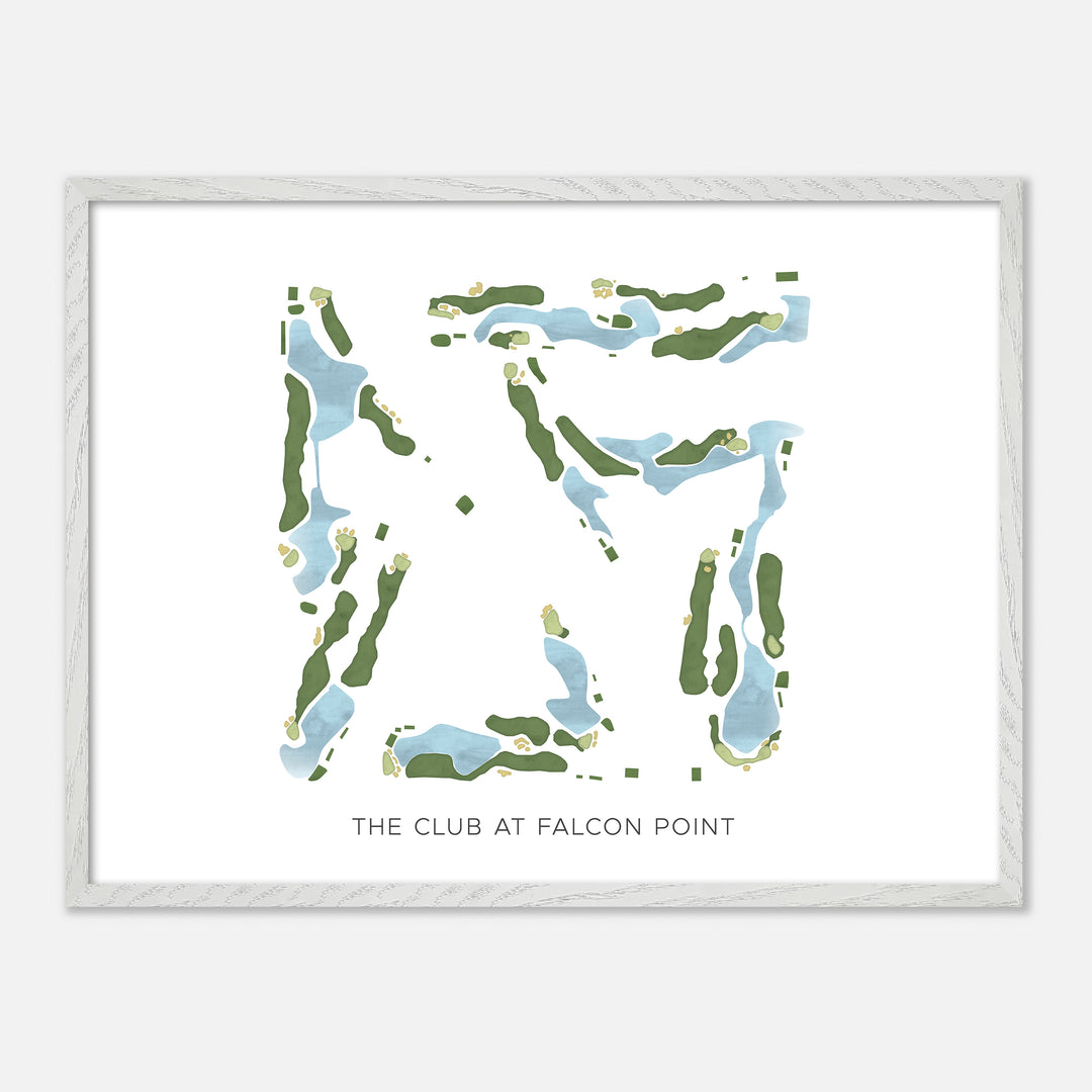 Print of The Club At Falcon Point Modern Map
