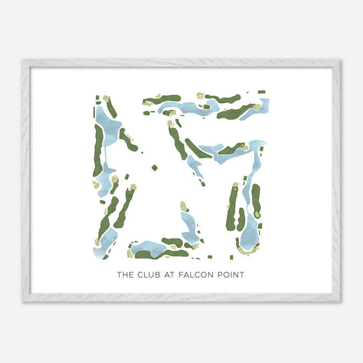 Print of The Club At Falcon Point Modern Map