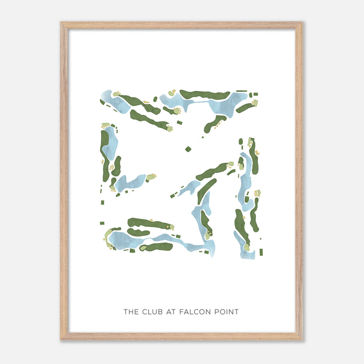 Print of The Club At Falcon Point Modern Map