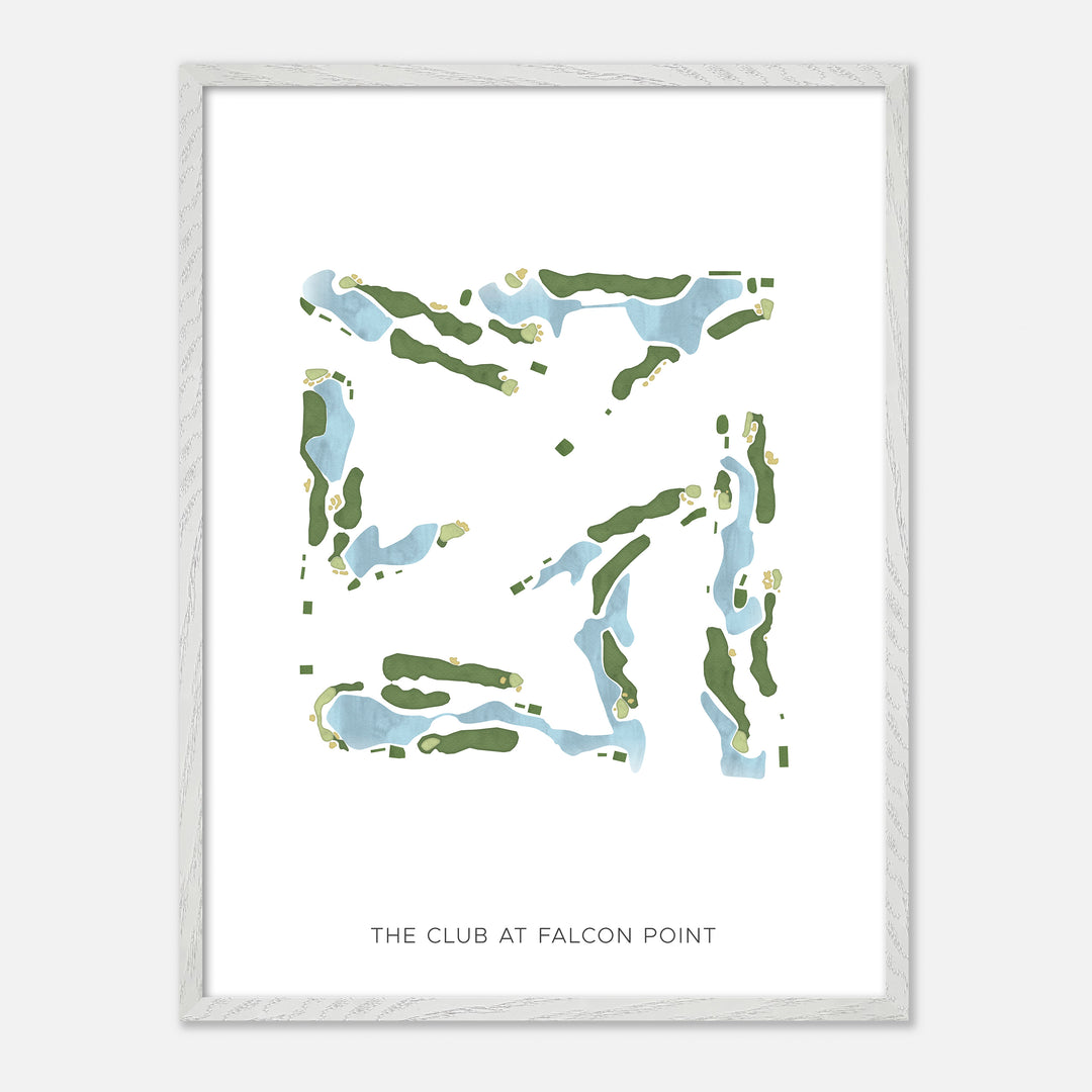 Print of The Club At Falcon Point Modern Map