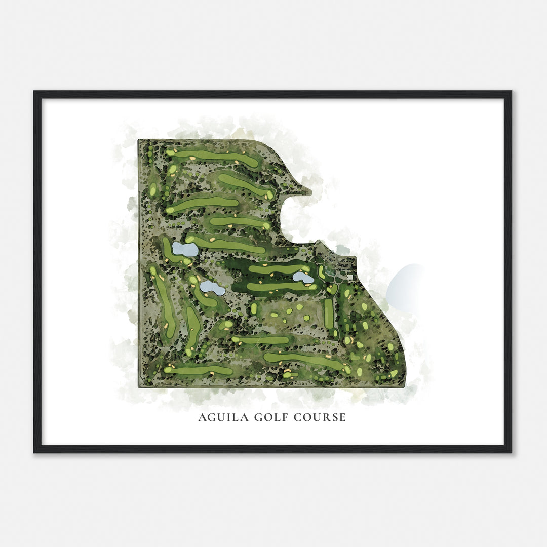 Print of Aguila Golf Course Classic Map