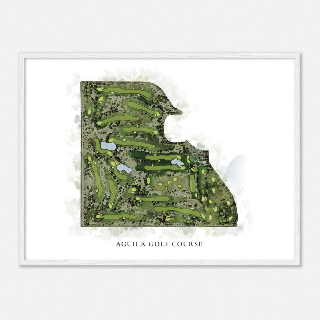 Print of Aguila Golf Course Classic Map