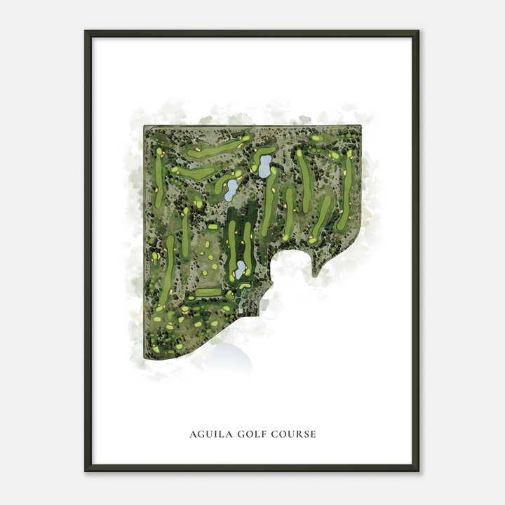 Print of Aguila Golf Course Classic Map