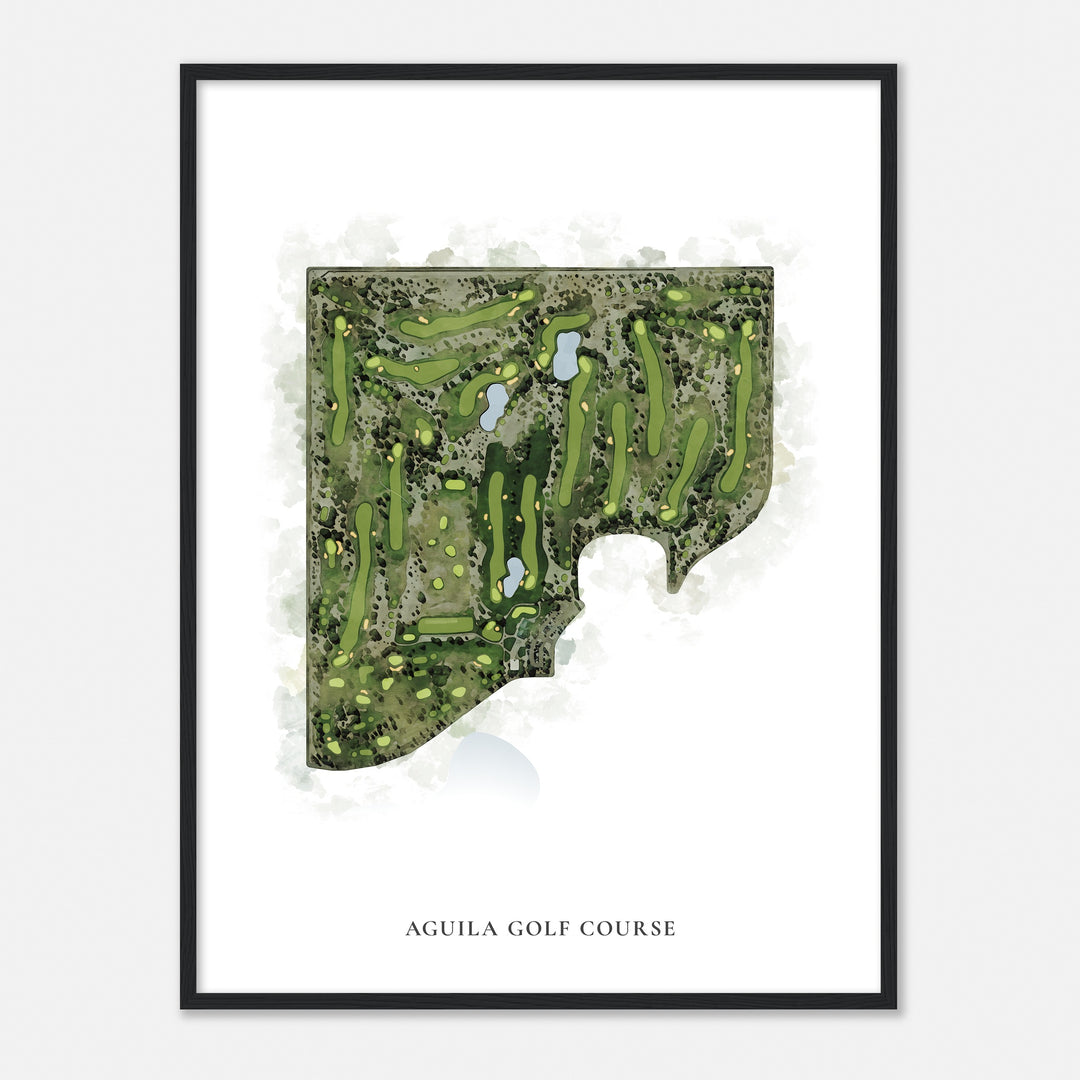 Print of Aguila Golf Course Classic Map