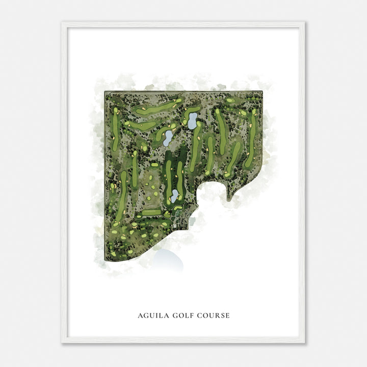 Print of Aguila Golf Course Classic Map