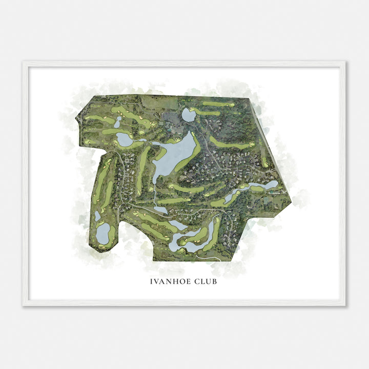 Print of Ivanhoe Club Classic Map