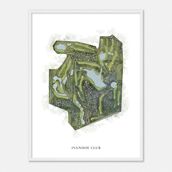 Print of Ivanhoe Club Classic Map