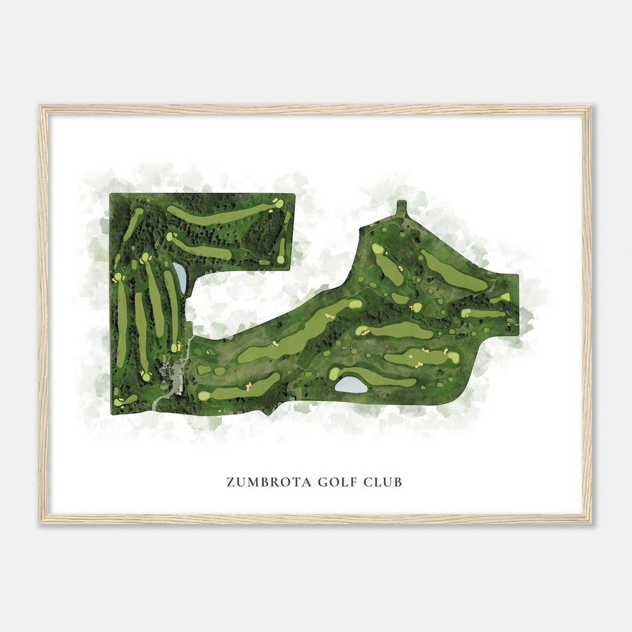 Print of Zumbrota Golf Club Classic Map