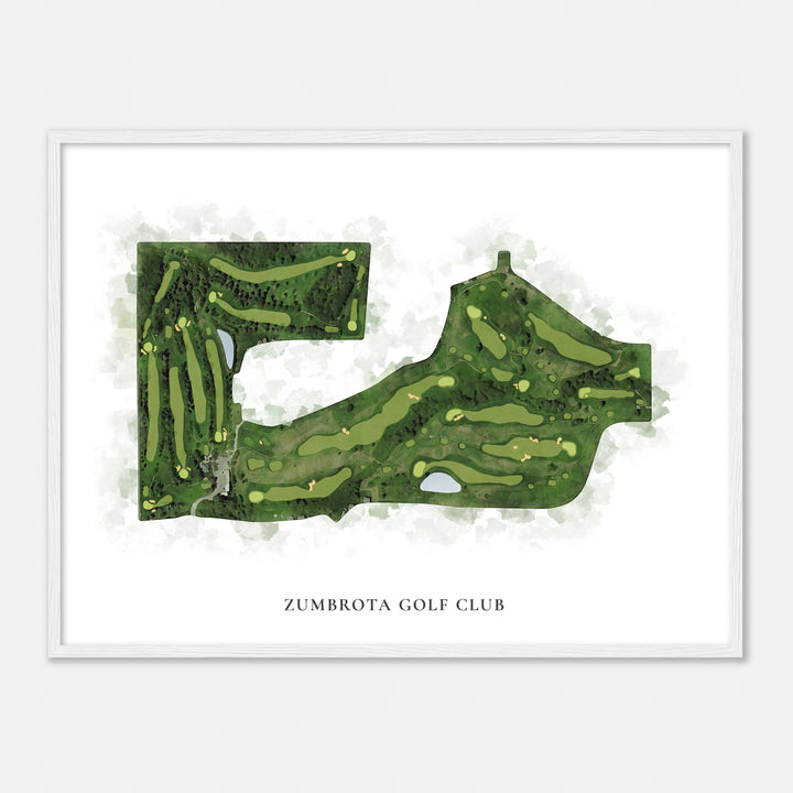 Print of Zumbrota Golf Club Classic Map