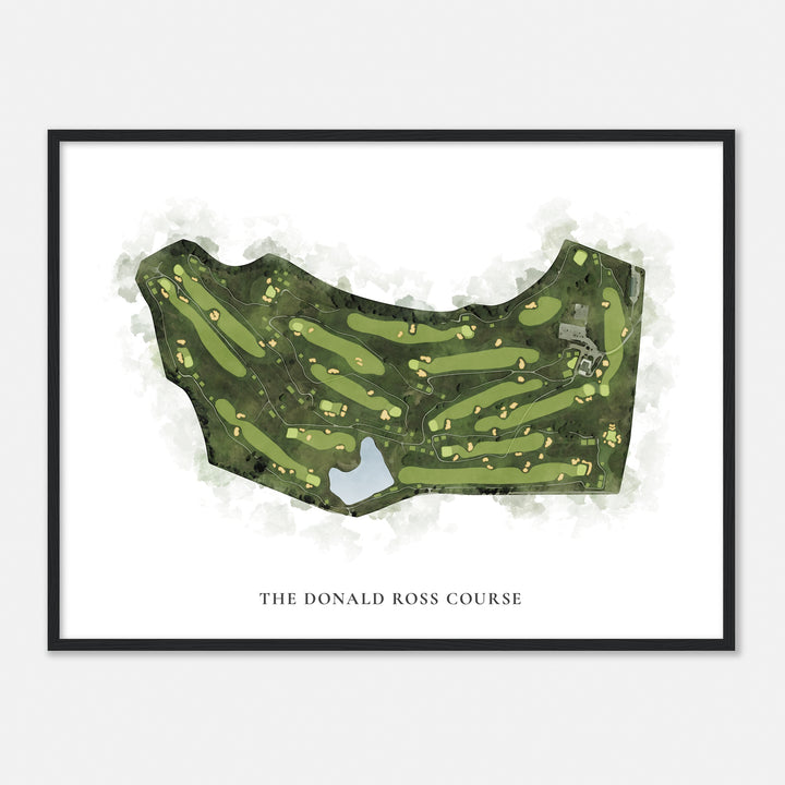 Print of The Donald Ross Course Classic Map