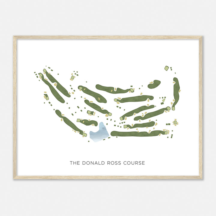 Print of The Donald Ross Course Modern Map