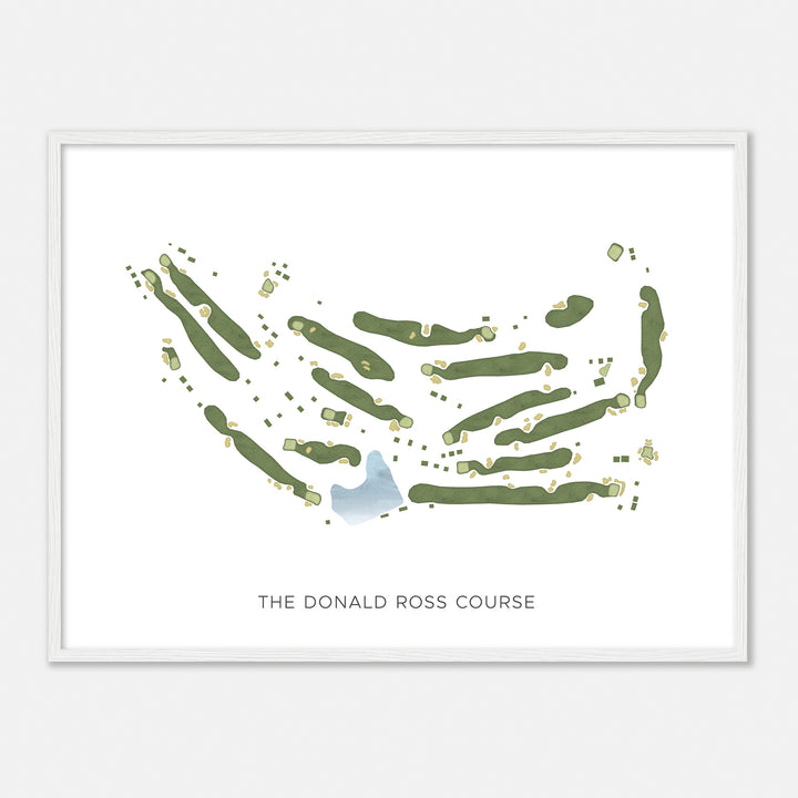 Print of The Donald Ross Course Modern Map
