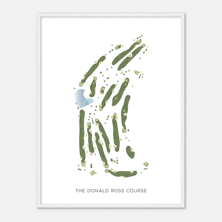 Print of The Donald Ross Course Modern Map