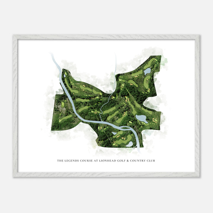 Print of The Legends Course at Lionhead Golf &amp; Country Club Classic Map