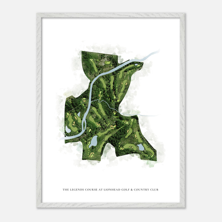 Print of The Legends Course at Lionhead Golf &amp; Country Club Classic Map