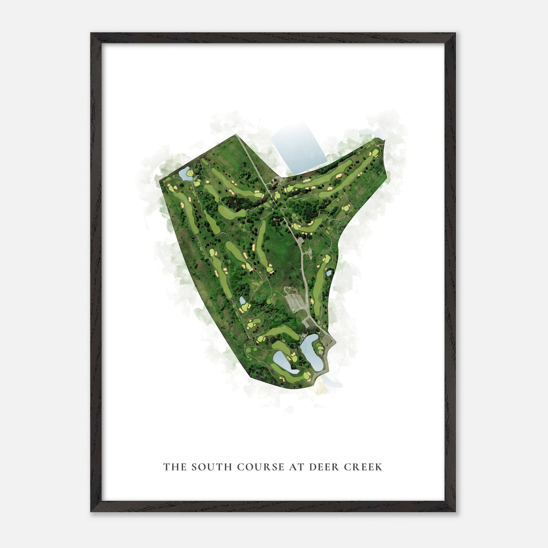 Print of The South Course at Deer Creek Classic Map