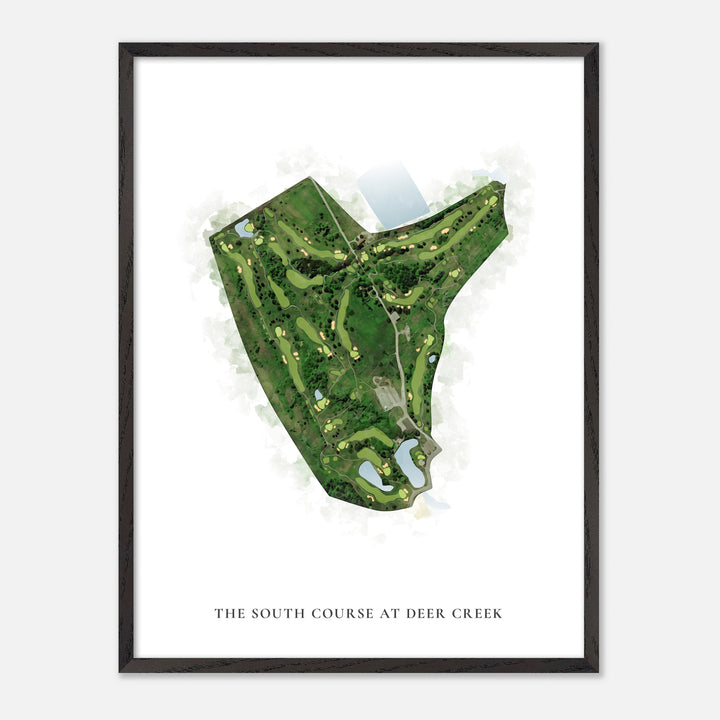 Print of The South Course at Deer Creek Classic Map