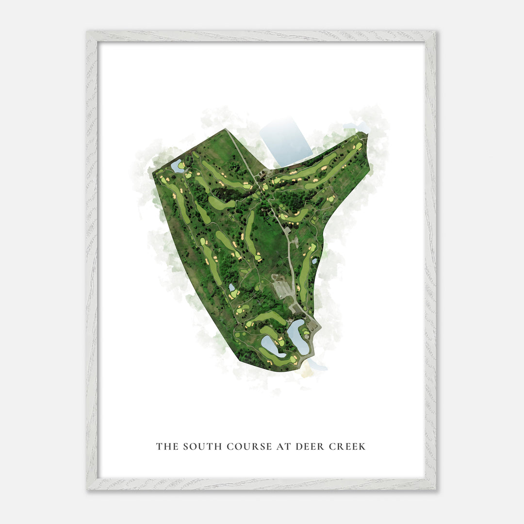 Print of The South Course at Deer Creek Classic Map