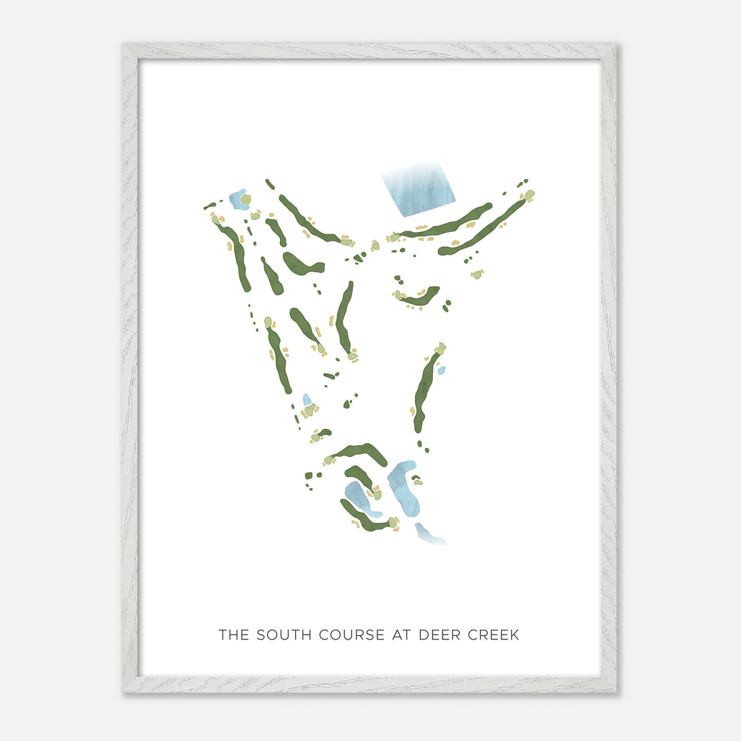 Print of The South Course at Deer Creek Modern Map