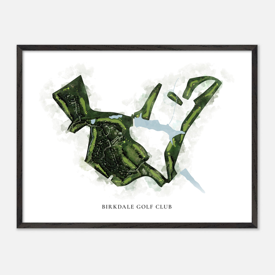Print of Birkdale Golf Club Classic Map