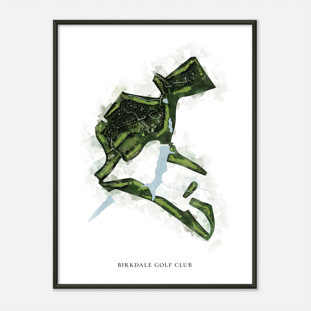 Print of Birkdale Golf Club Classic Map