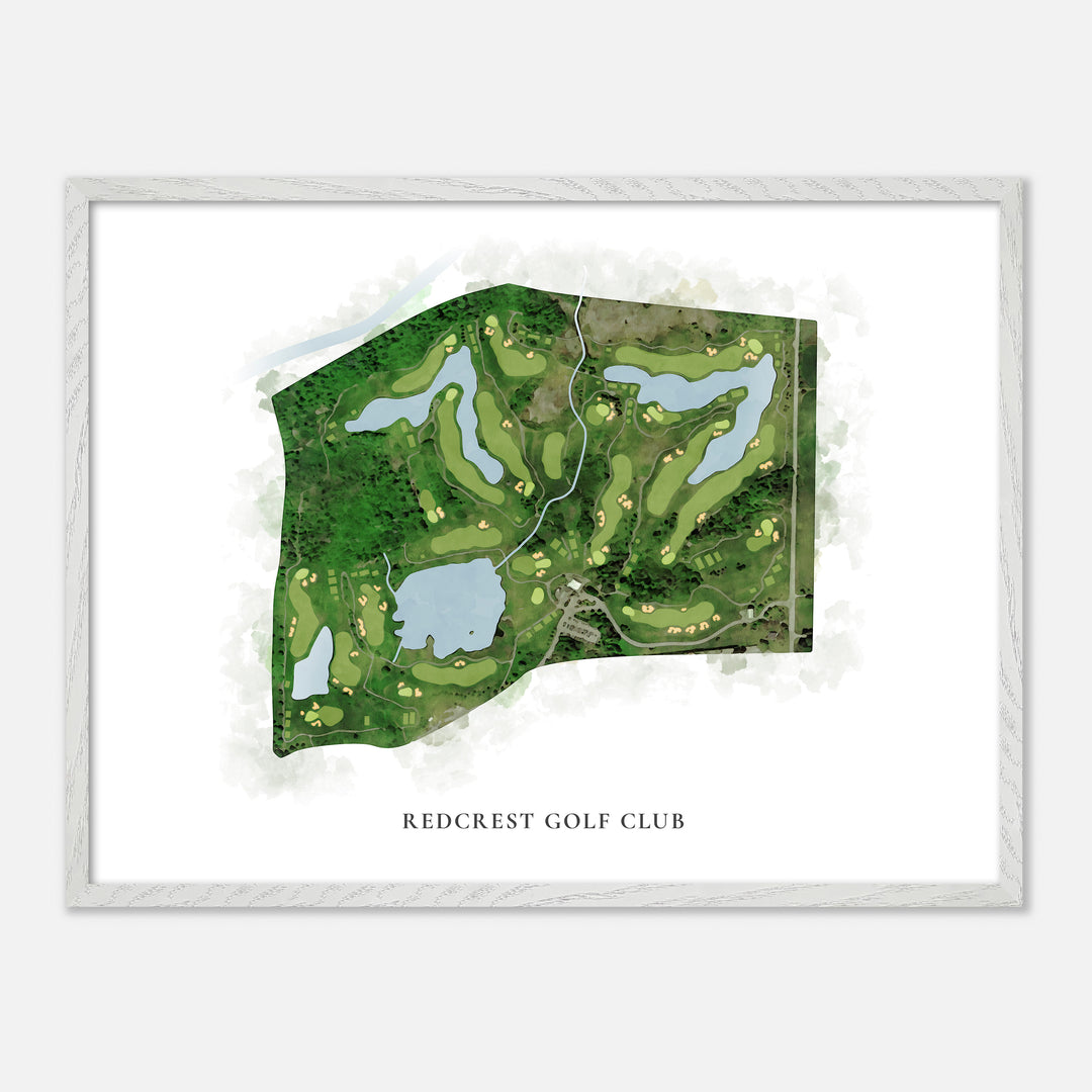 Print of RedCrest Golf Club Classic Map