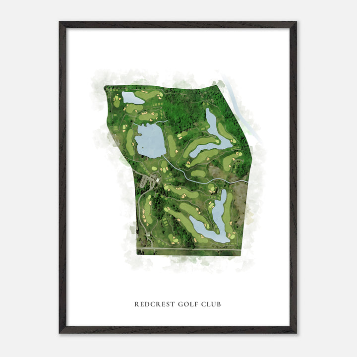 Print of RedCrest Golf Club Classic Map
