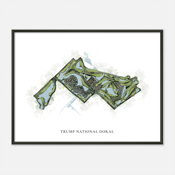 Print of Trump National Doral Classic Map