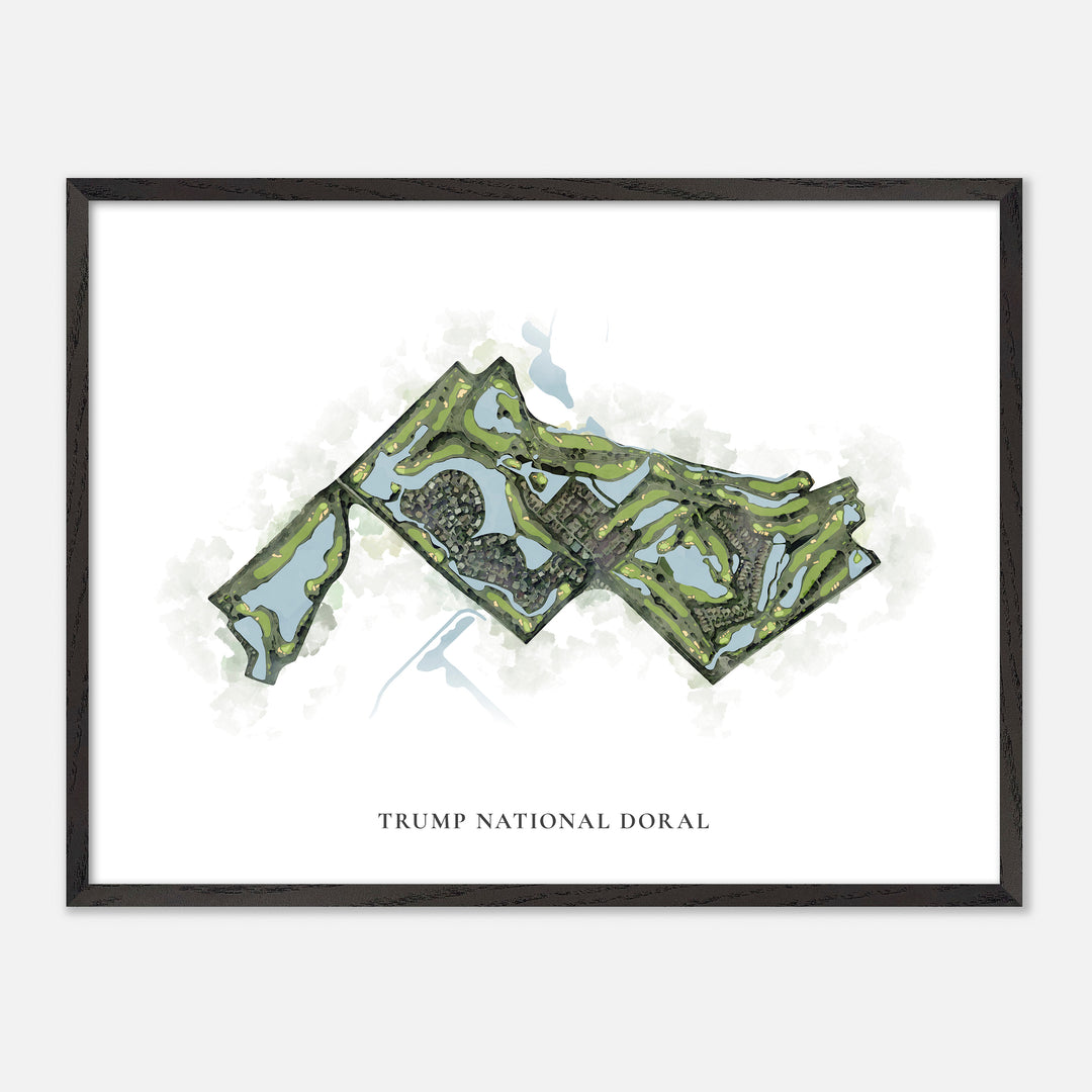 Print of Trump National Doral Classic Map